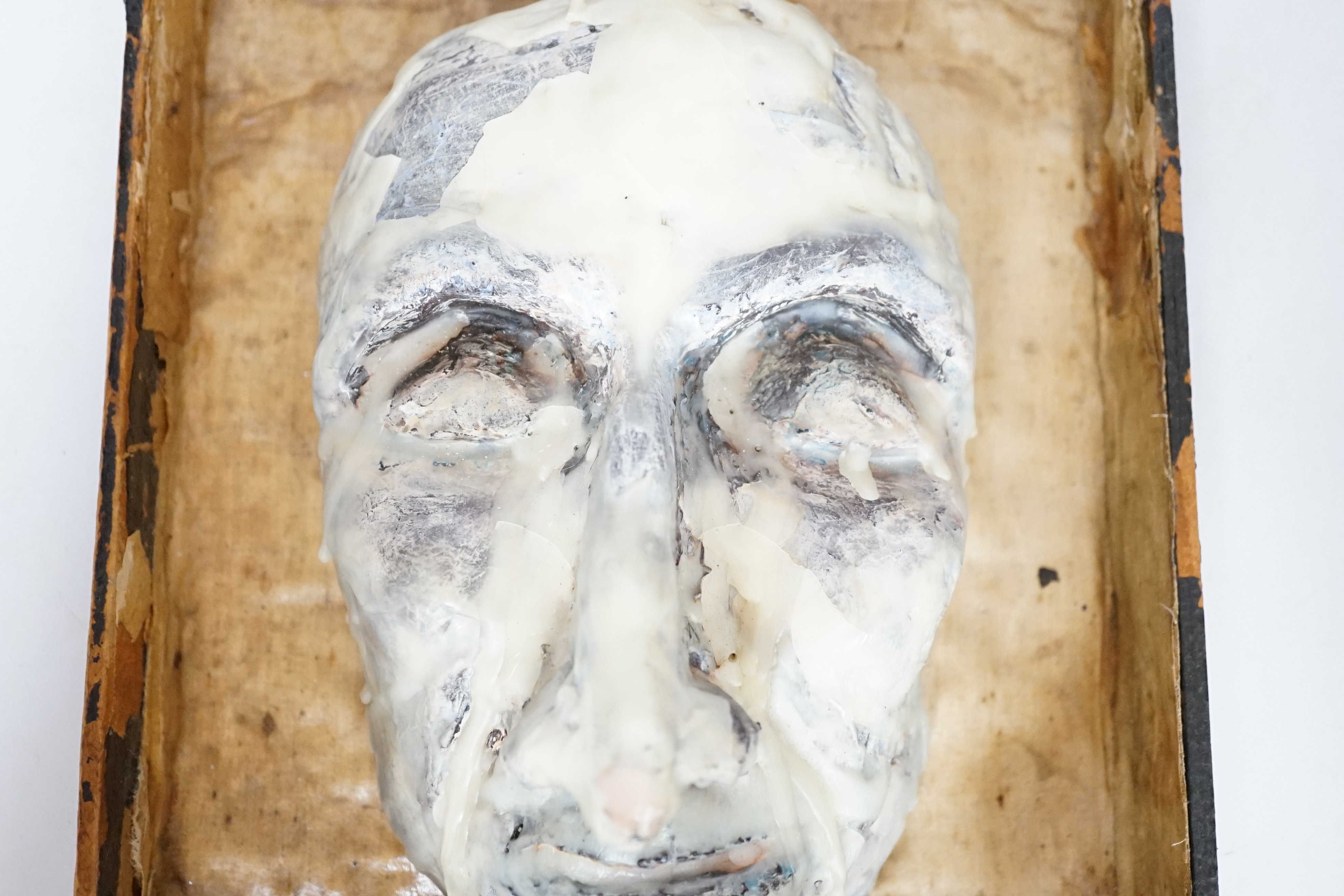A wax covered plaster 